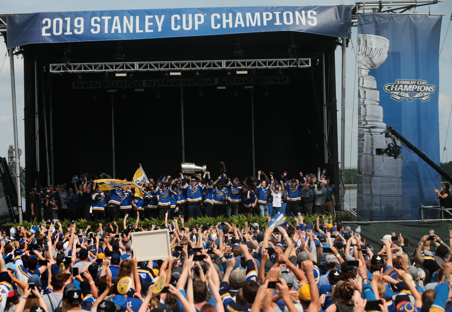 Scenes from Blues Stanley Victory Parade